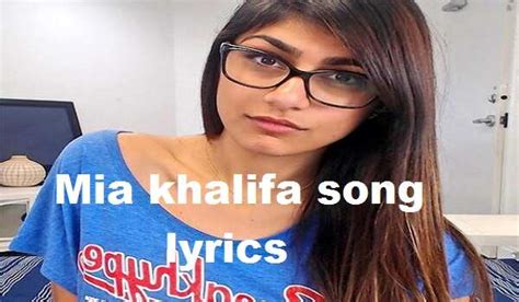 mia khalifa lyrics